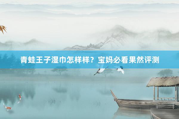 青蛙王子湿巾怎样样？宝妈必看果然评测
