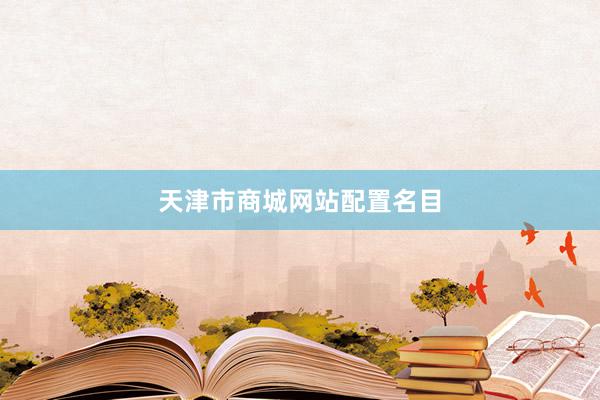 天津市商城网站配置名目
